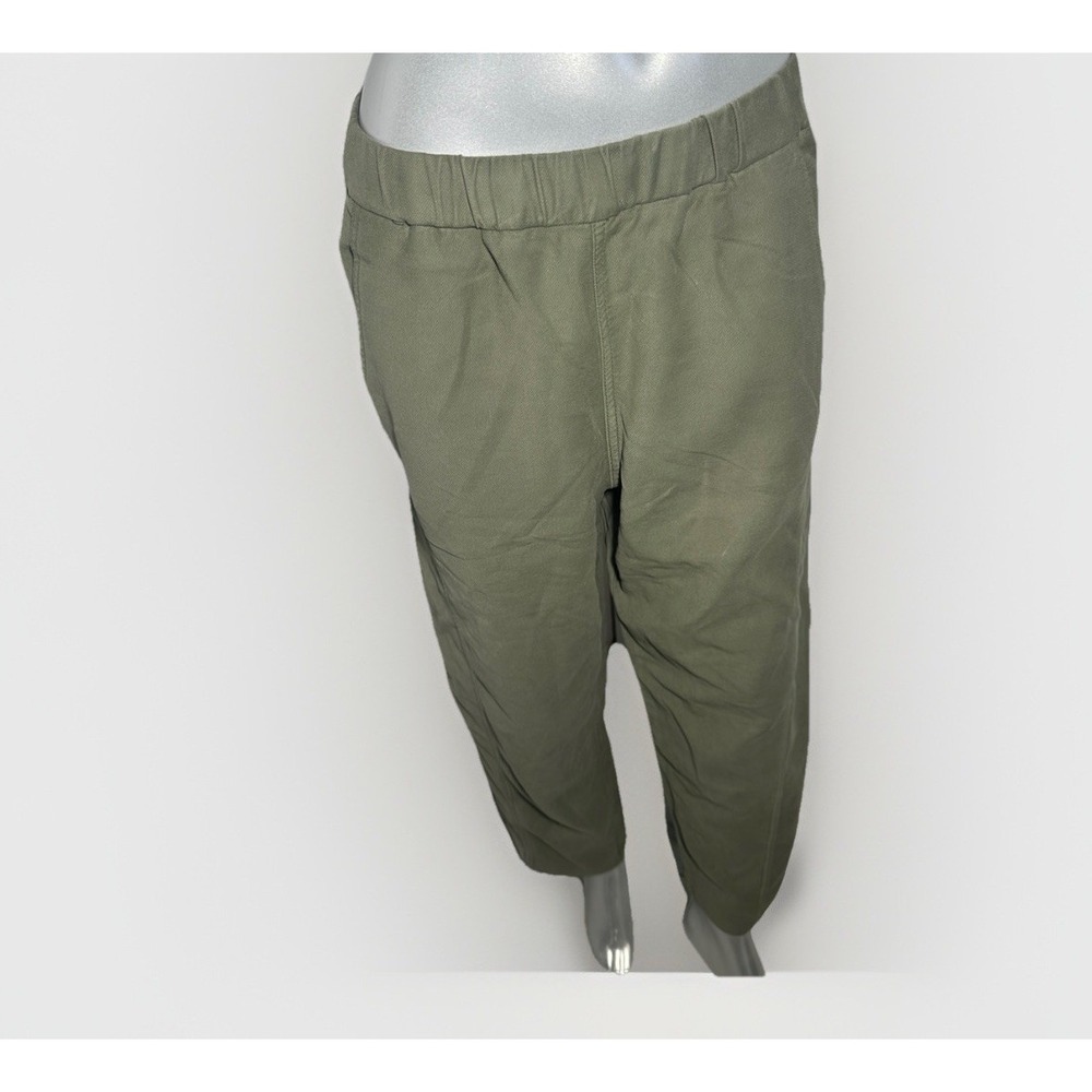 NWT Marine Layer Jessie Barrel Leg Pants Green Olive M  Drawstring Casual $128 - Picture 10 of 13